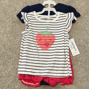 Carter’s NEW 3 Piece Berry Sweet Set 18M 🍓